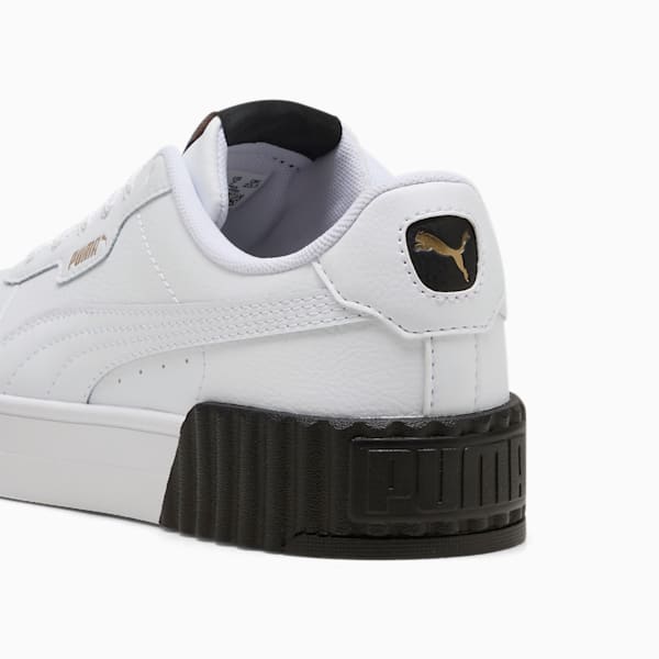 Sneakers Carina 3.0 Femme, PUMA White-PUMA Gold-PUMA Black, extralarge